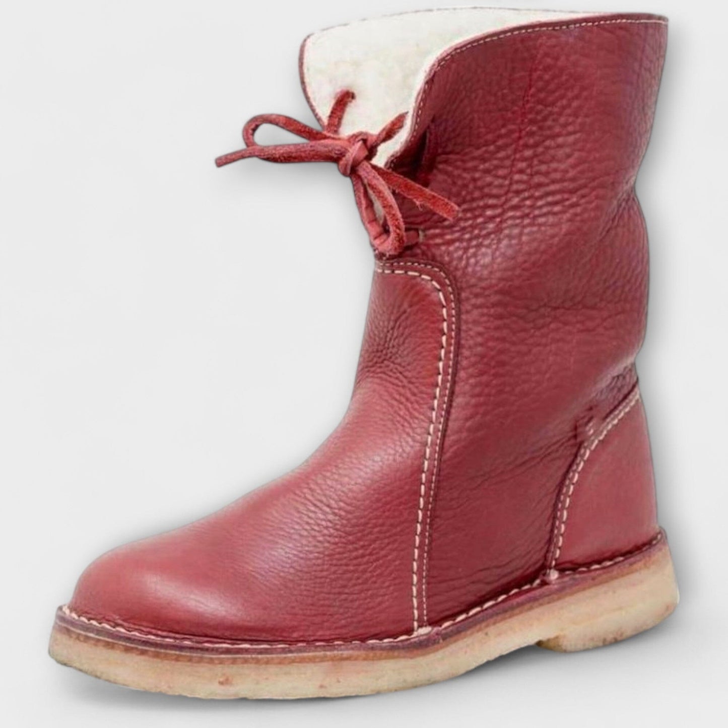Botas impermeables con forro de lana Botas impermeables con forro de lana A minha loja Rojo 35 