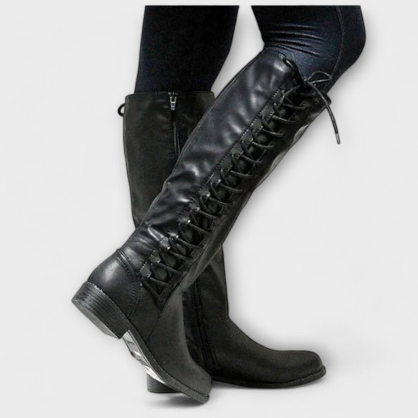 Botines elegantes con cordones Botines elegantes con cordones A minha loja Negro 34 