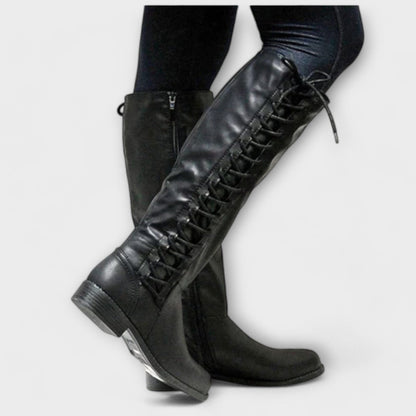 Botines elegantes con cordones Botines elegantes con cordones A minha loja Negro 34 