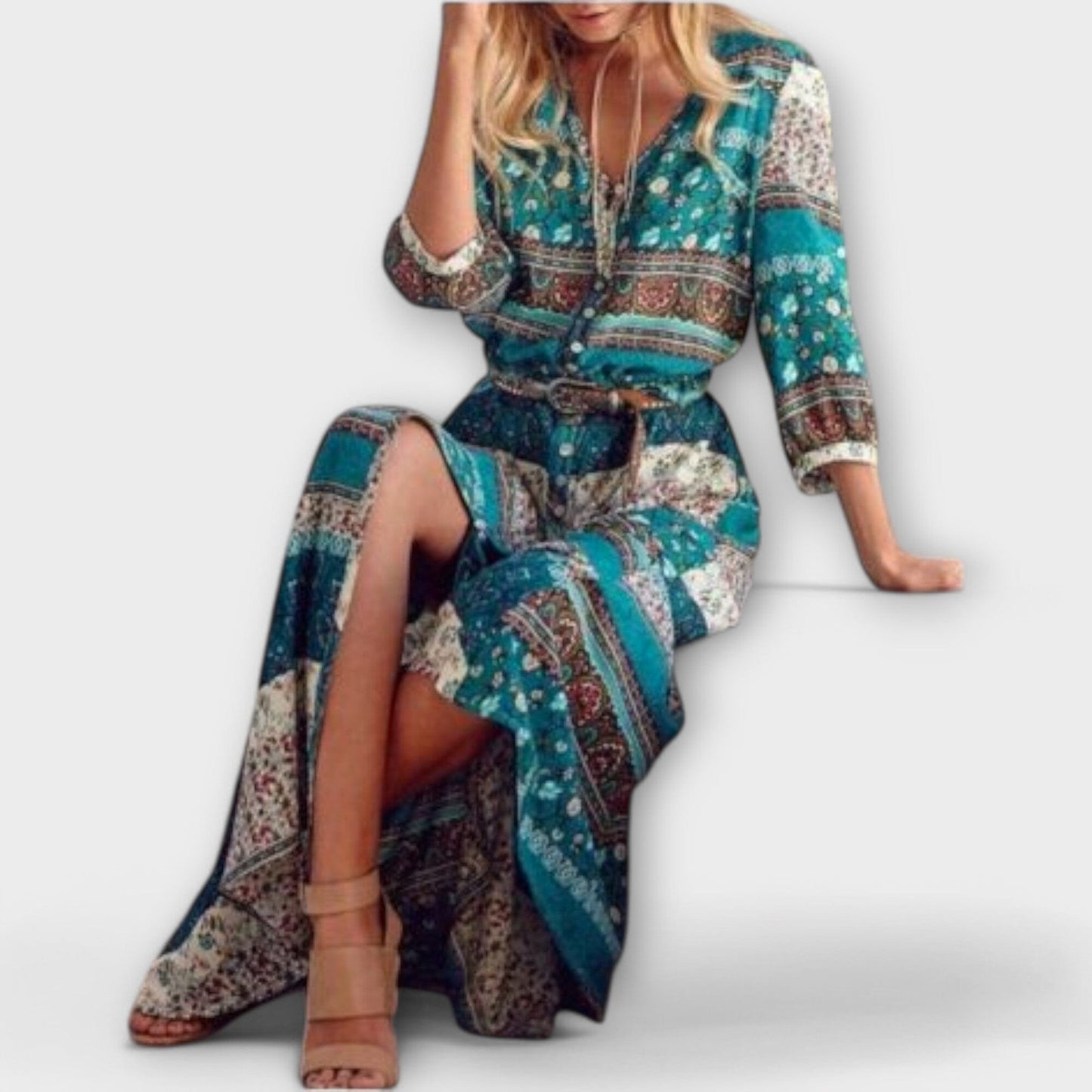 Cariba – Vestido midi boho Cariba – Vestido midi boho A minha loja 