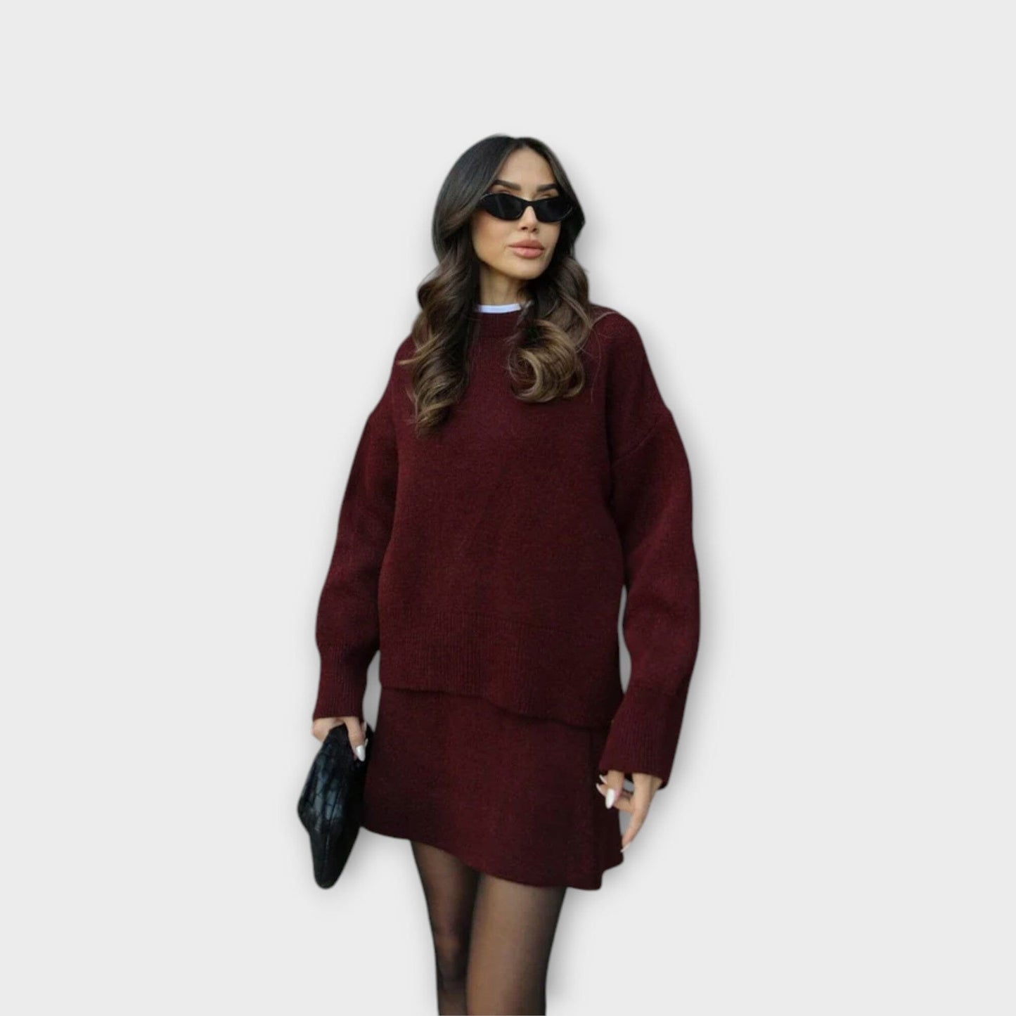 Carol – Conjunto Casual de Punto Carol – Conjunto Casual de Punto A minha loja Rojo XS 