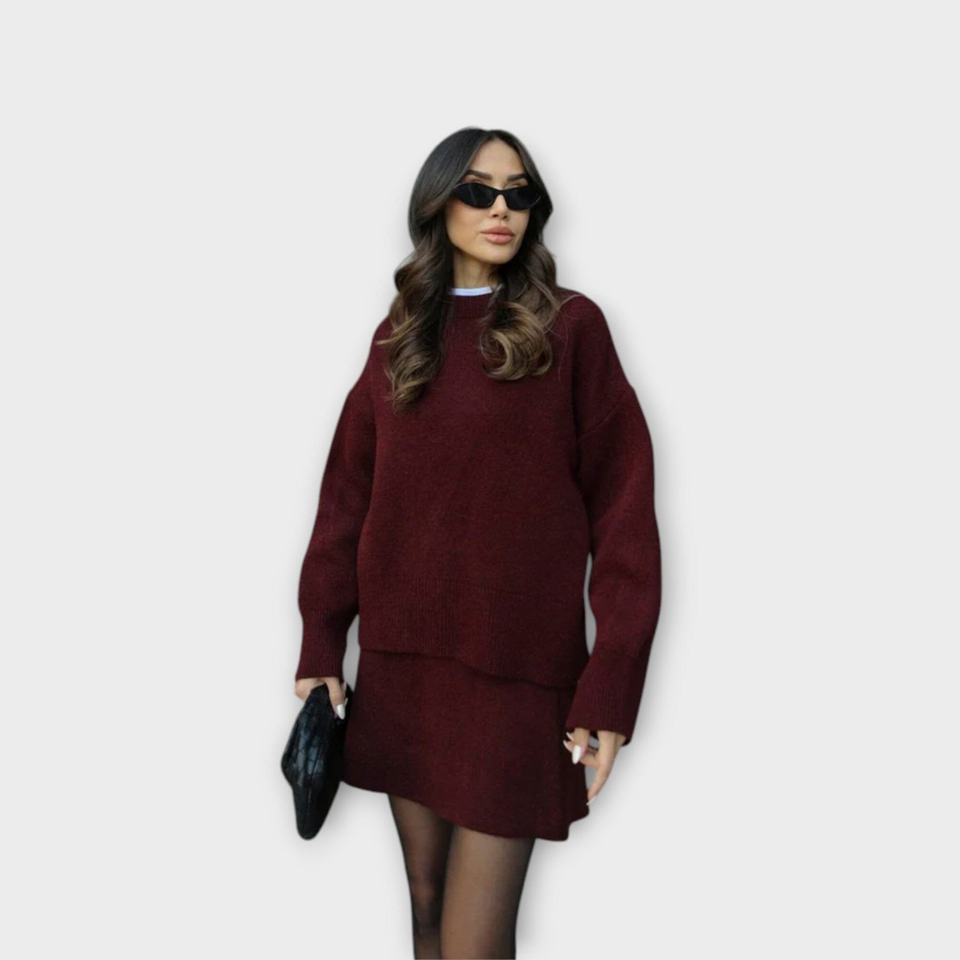 Carol – Conjunto Casual de Punto Carol – Conjunto Casual de Punto A minha loja Rojo XS 