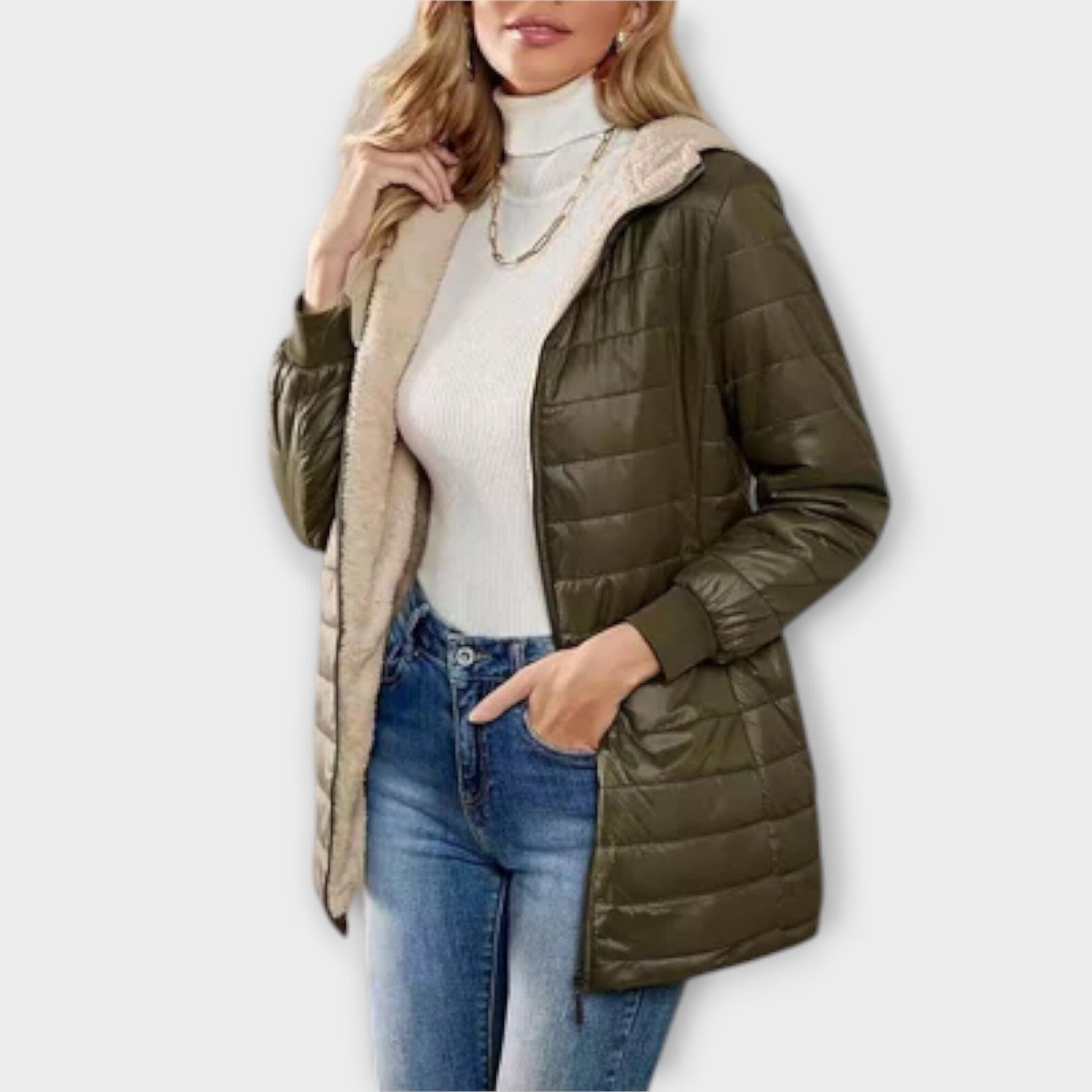 Carolin – Chaqueta casual de invierno para mujer Carolin – Chaqueta casual de invierno para mujer A minha loja Armeegrün S 