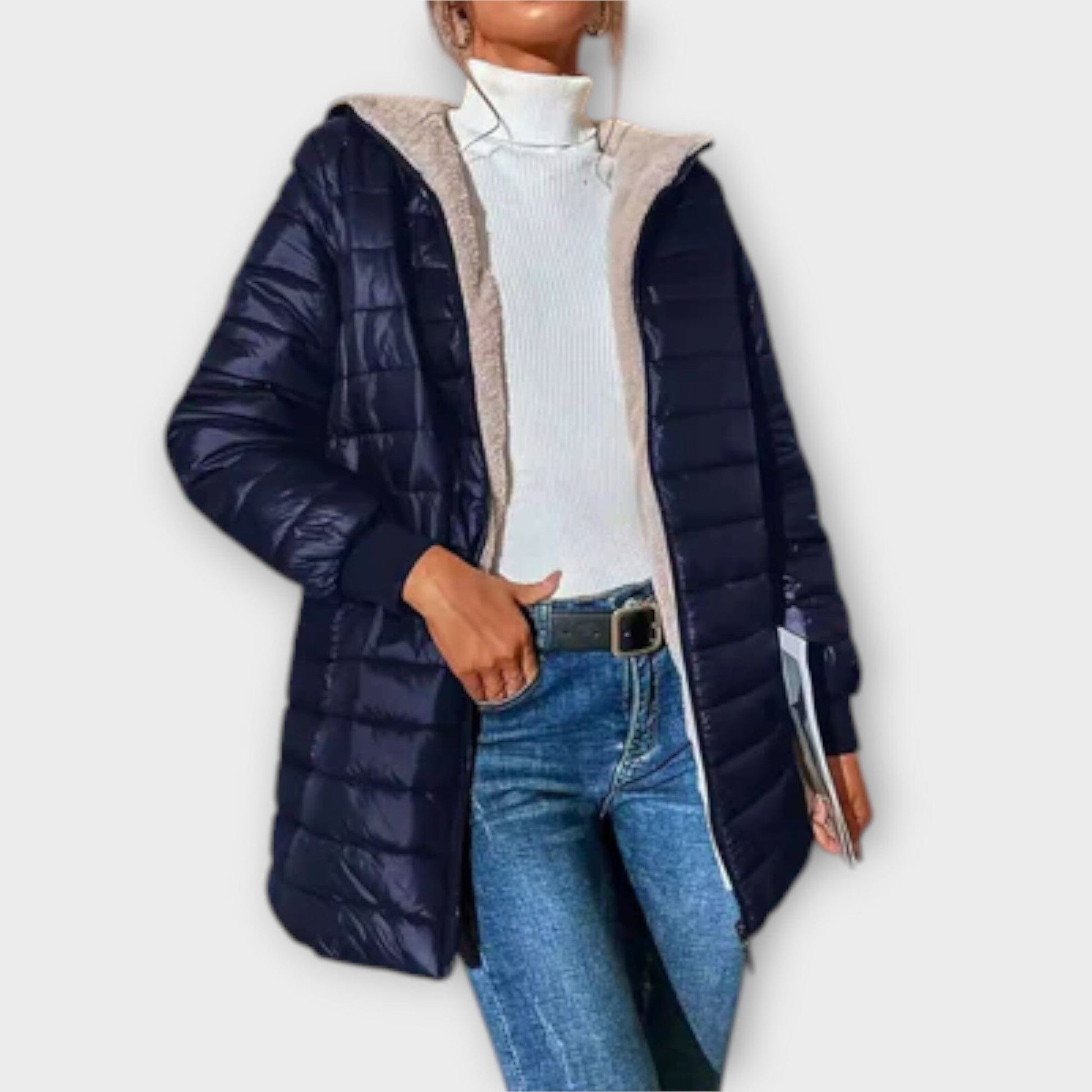 Carolin – Chaqueta casual de invierno para mujer Carolin – Chaqueta casual de invierno para mujer A minha loja Azul S 