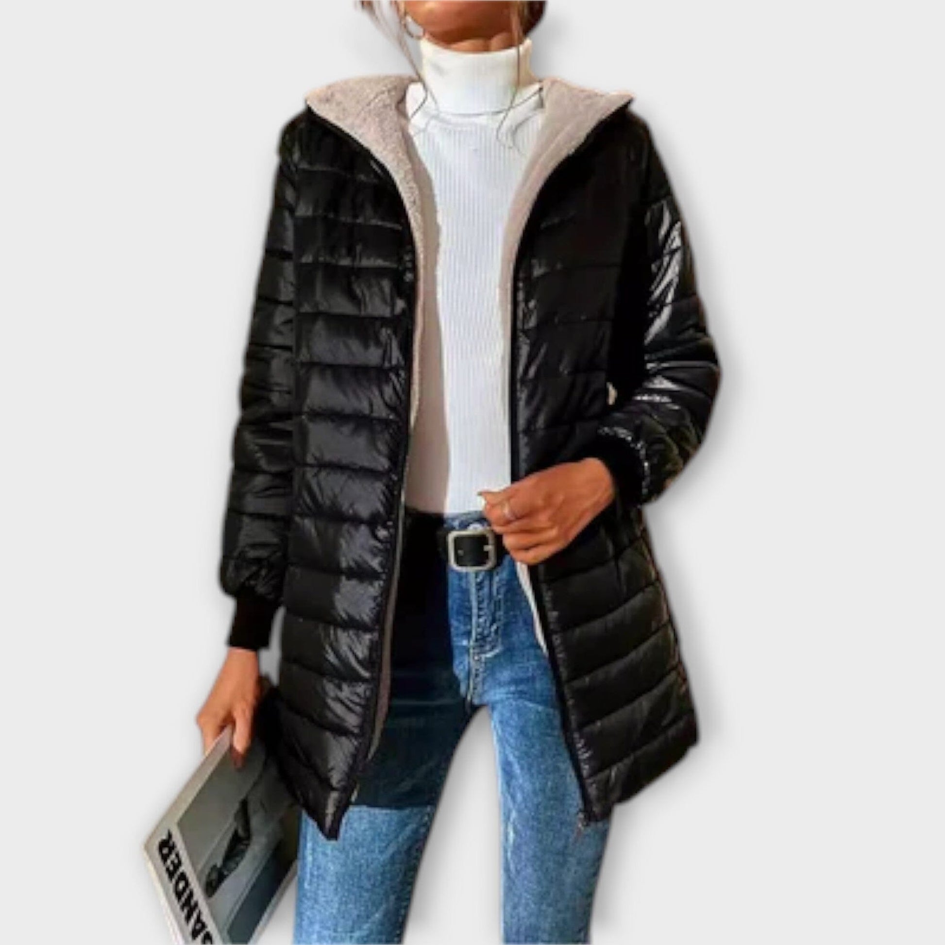 Carolin – Chaqueta casual de invierno para mujer Carolin – Chaqueta casual de invierno para mujer A minha loja Negro S 