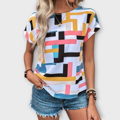 Chloe - Blusa de Manga Corta Chloe - Blusa de Manga Corta A minha loja 