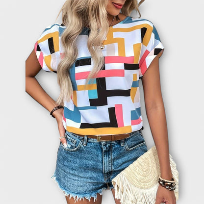 Chloe - Blusa de Manga Corta Chloe - Blusa de Manga Corta A minha loja 