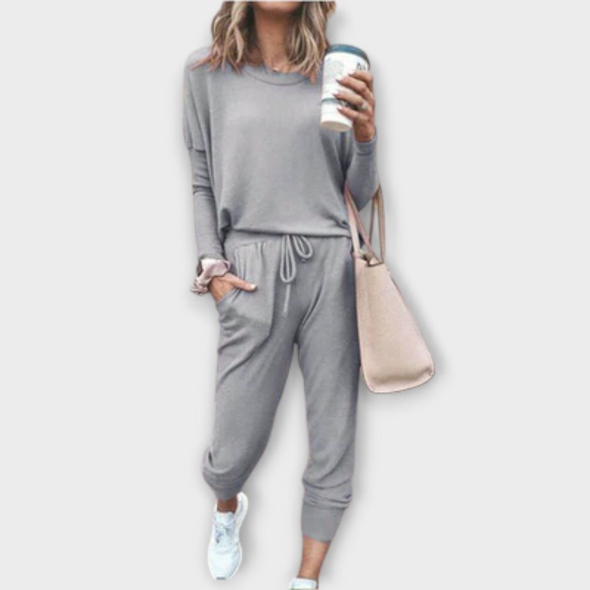 Claire - Conjunto Casual de Dos Piezas Claire - Conjunto Casual de Dos Piezas A minha loja Grau S 