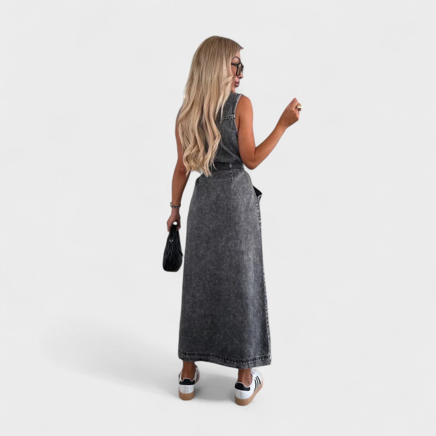 Louisa | Vestido Largo de Denim