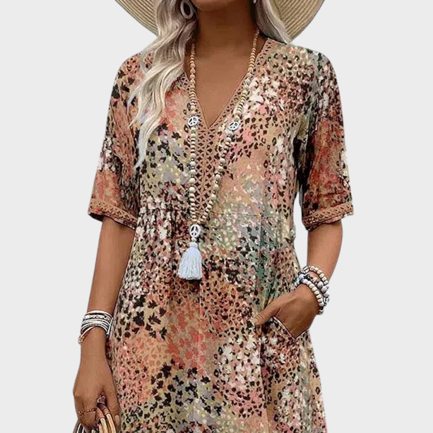 Harper | Vestido Harper Floral Vibrante