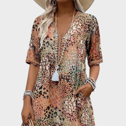 Harper | Vestido Harper Floral Vibrante