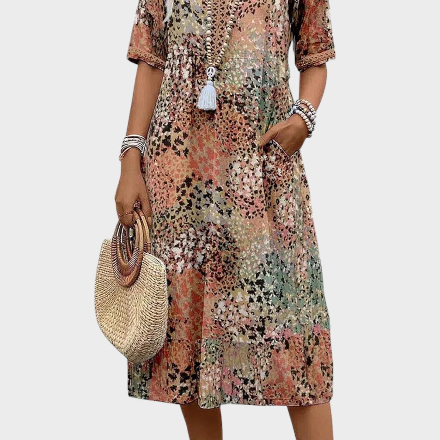Harper | Vestido Harper Floral Vibrante