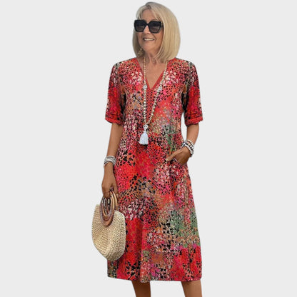 Harper | Vestido Harper Floral Vibrante