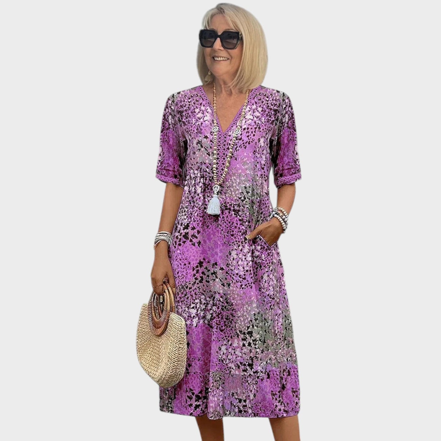 Harper | Vestido Harper Floral Vibrante