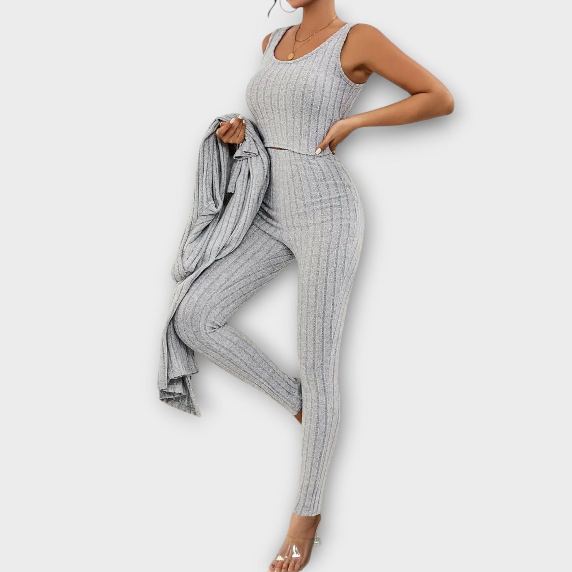 Elisa – Conjunto de 3 Piezas Elisa – Conjunto de 3 Piezas A minha loja Grau S 