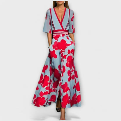 Elise – Elegante vestido entallado con estampado floral Elise – Elegante vestido entallado con estampado floral A minha loja 