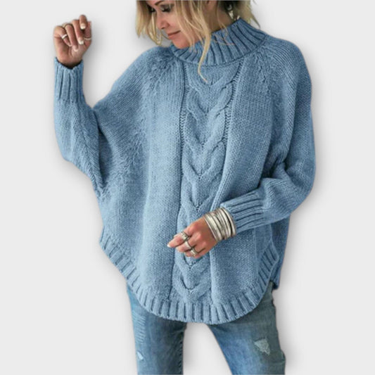 Elysian - Suéter de Punto con Trenza Elysian - Suéter de Punto con Trenza A minha loja Azul S 