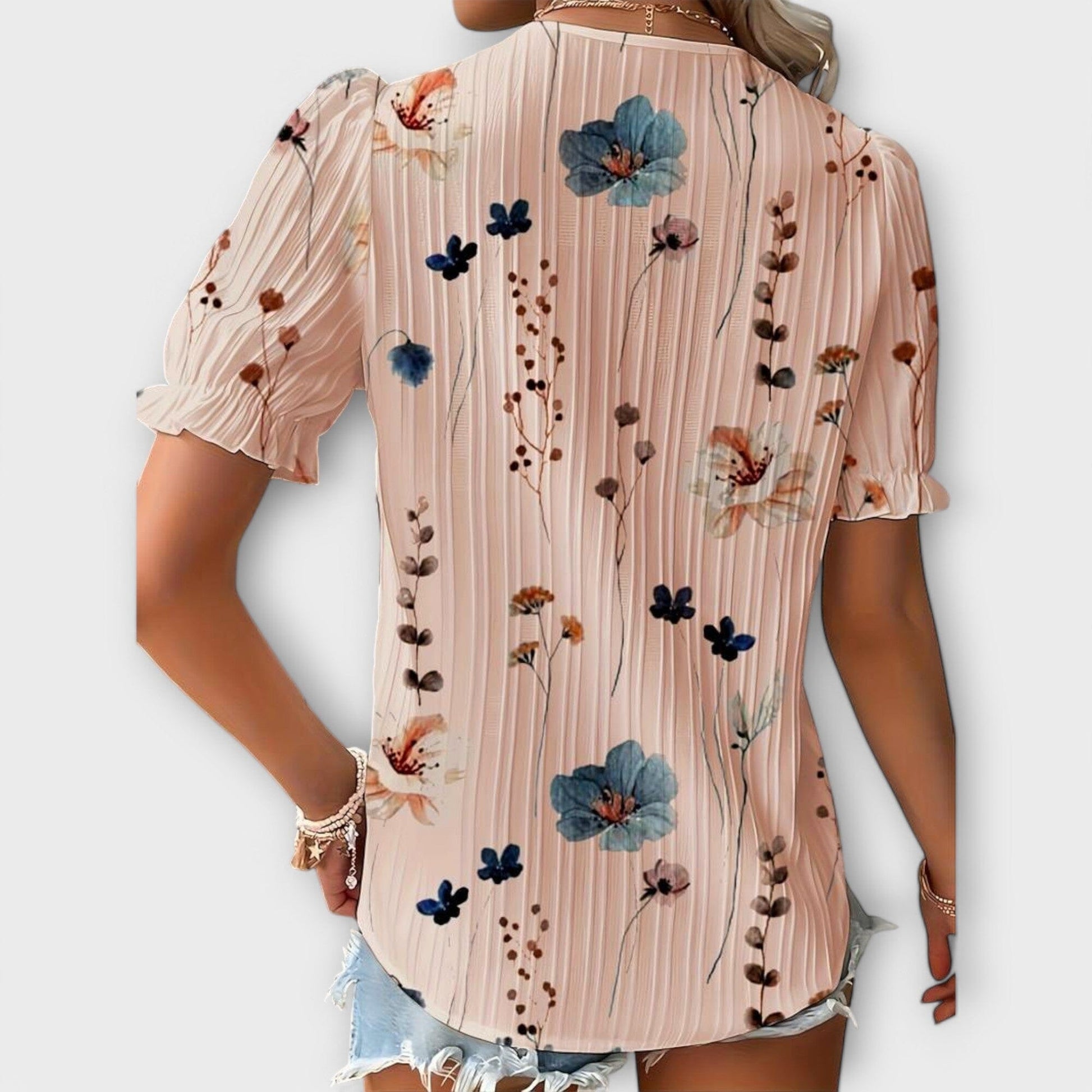 Emily - Blusa de Moda con Escote en V Emily - Blusa de Moda con Escote en V A minha loja 