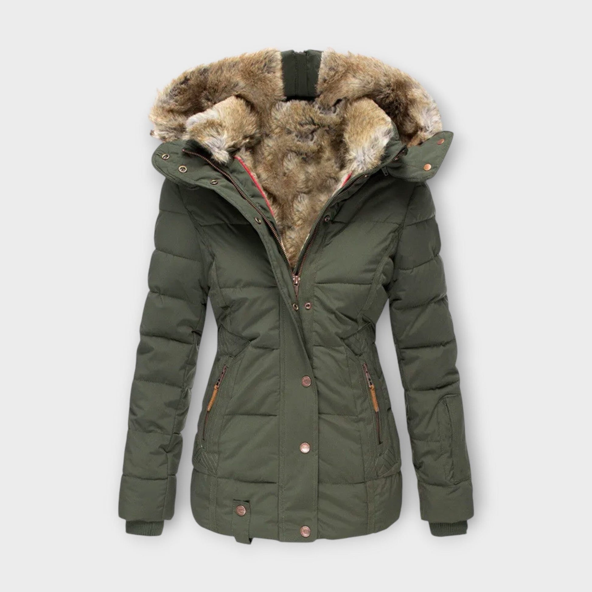 Emine – Chaqueta de forro de peluche suave Emine – Chaqueta de forro de peluche suave A minha loja Verde XS 