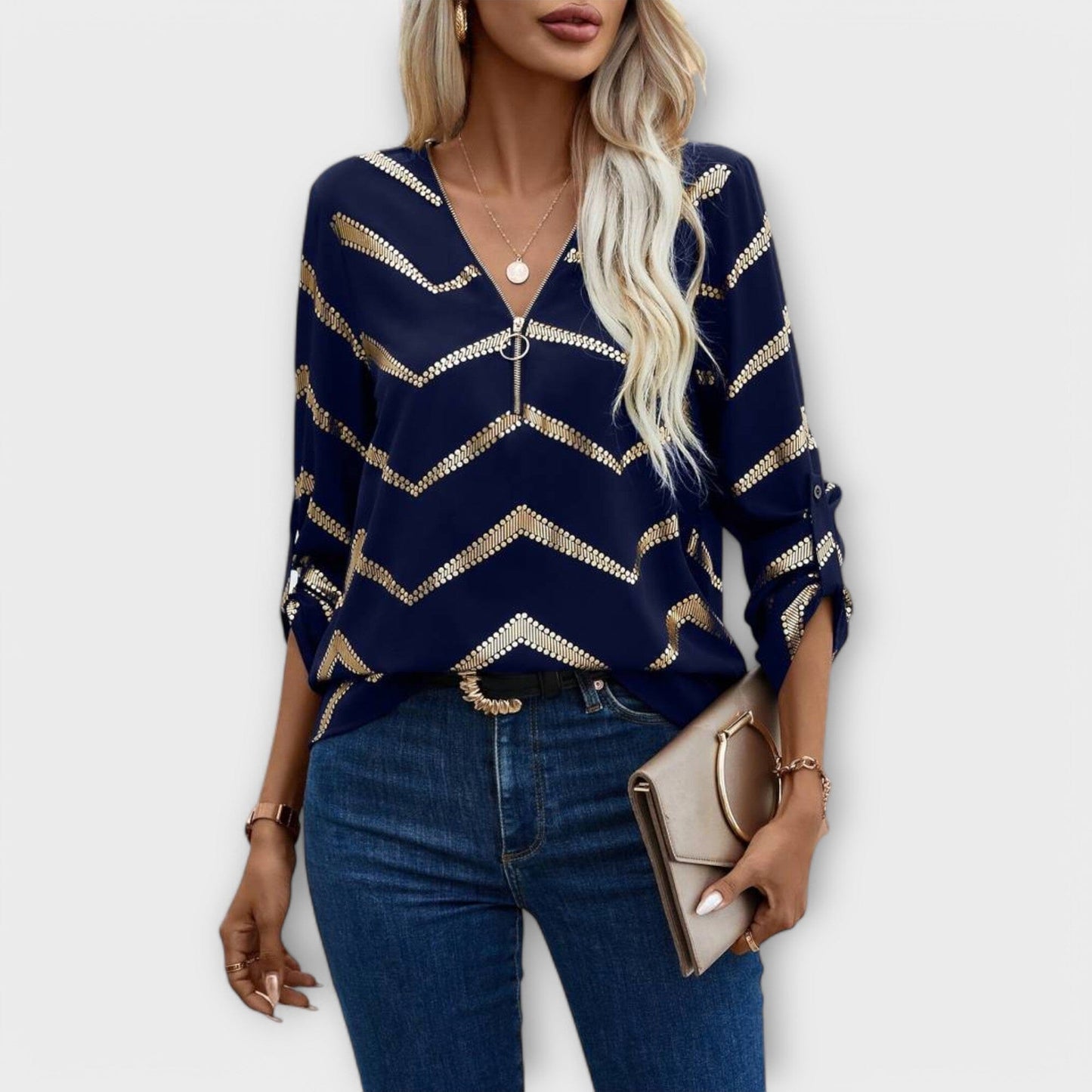 Emma - Blusa Atemporalmente Elegante Emma - Blusa Atemporalmente Elegante A minha loja 