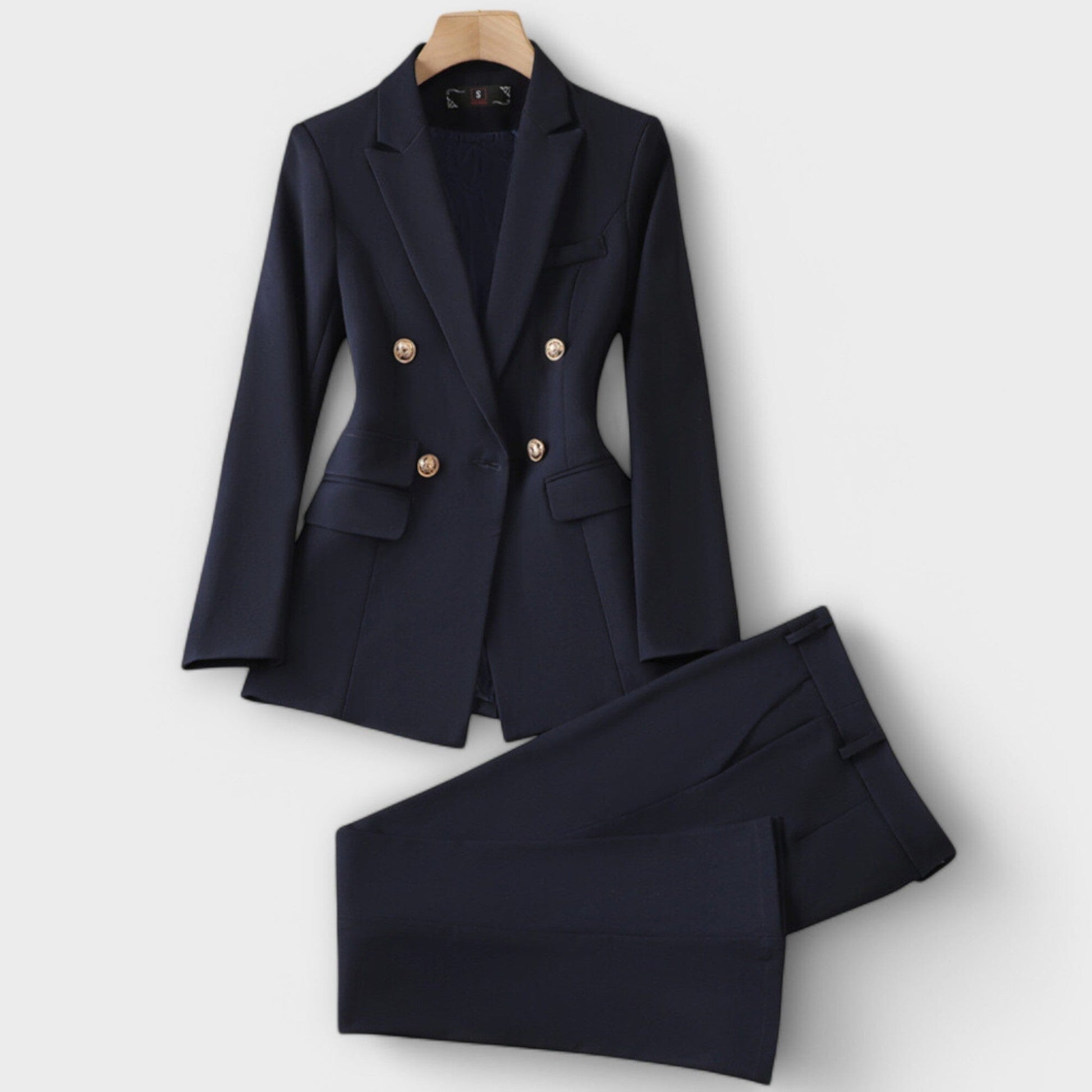 Emma – Conjunto de Chaqueta y Pantalones Emma – Conjunto de Chaqueta y Pantalones A minha loja Azul S 