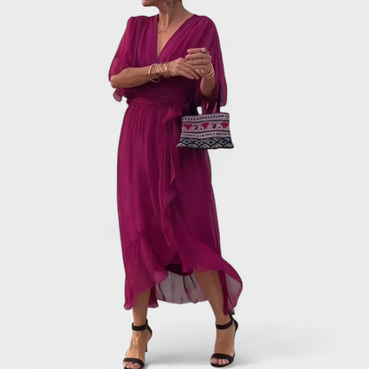 Juni | Vestido con escote en V