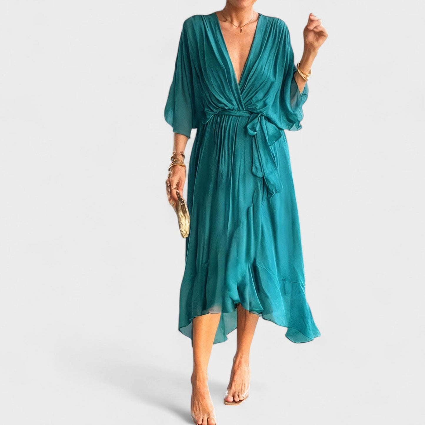 Juni | Vestido con escote en V