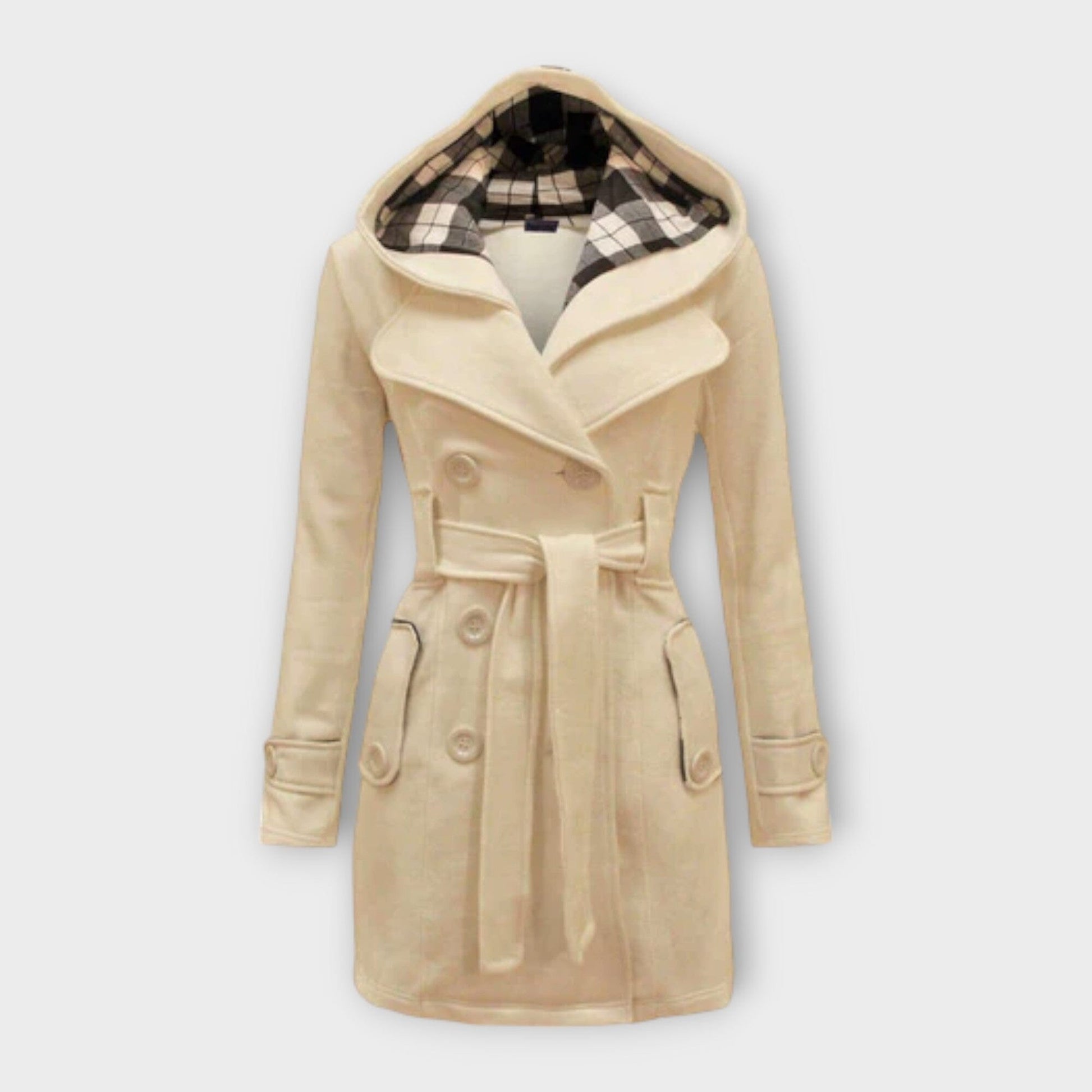 Evelyn - Abrigo de Invierno Cálido Evelyn - Abrigo de Invierno Cálido A minha loja Beige S 