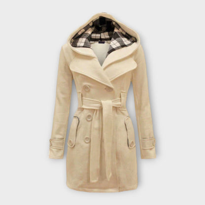 Evelyn - Abrigo de Invierno Cálido Evelyn - Abrigo de Invierno Cálido A minha loja Beige S 