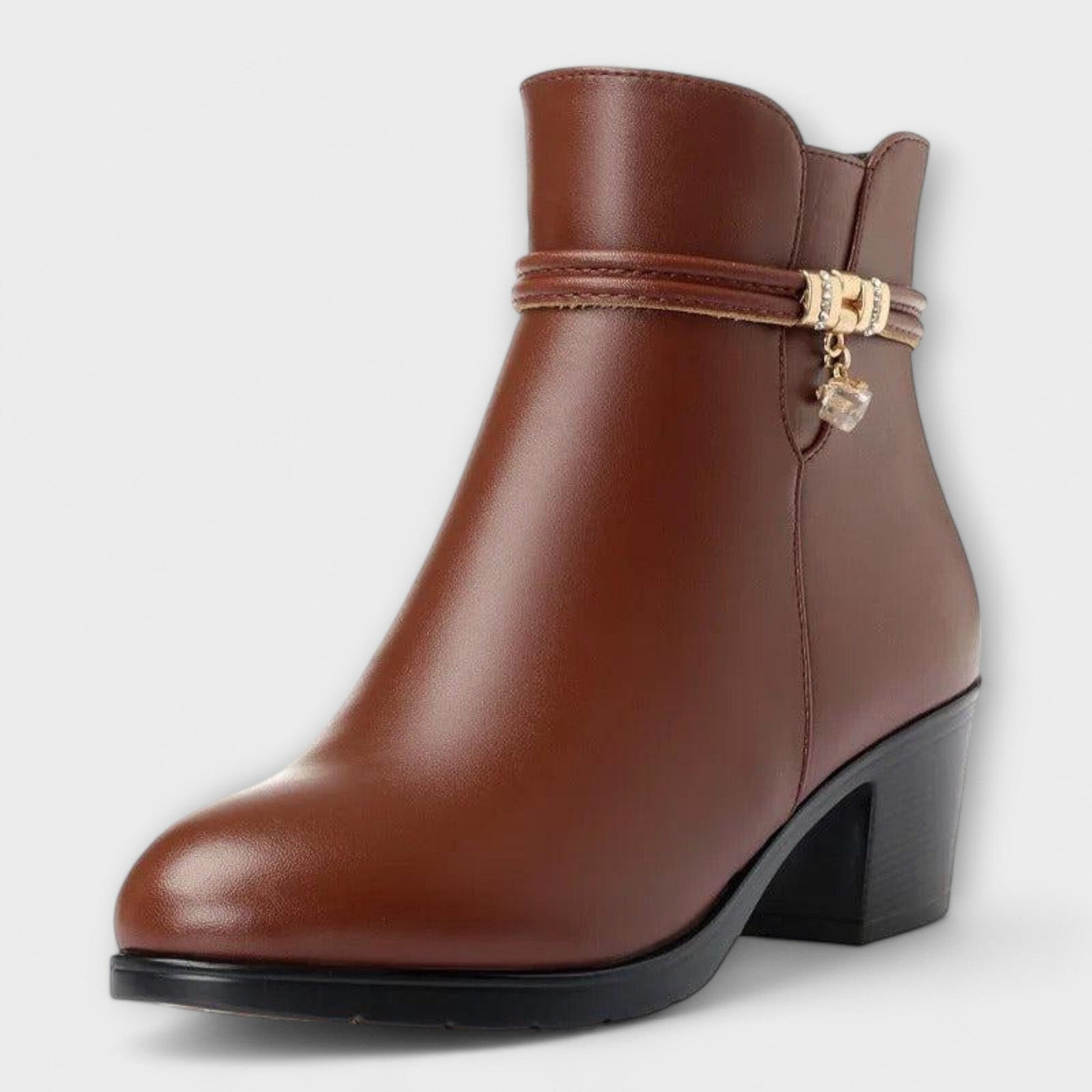 Frederika – Elegantes botín de invierno con cremallera Frederika – Elegantes botín de invierno con cremallera A minha loja 