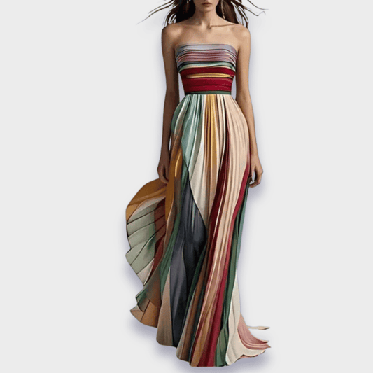 Gesine – Vestido largo de tejido premium Gesine – Vestido largo de tejido premium A minha loja S 