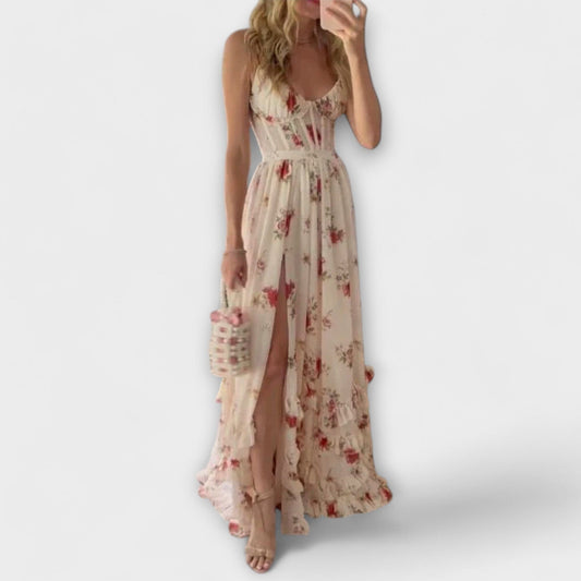Hazel – Vestido con estampado floral Hazel – Vestido con estampado floral A minha loja Blanco S 