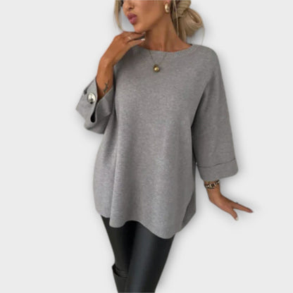 Isabella - Blusa de Punto Elegante Isabella - Blusa de Punto Elegante A minha loja Grau S 