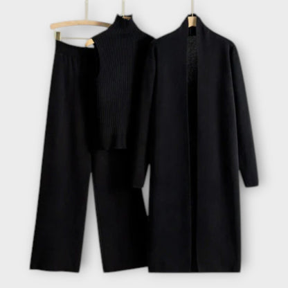 Isabella - Conjunto de Tres Piezas Isabella - Conjunto de Tres Piezas A minha loja Negro XS 