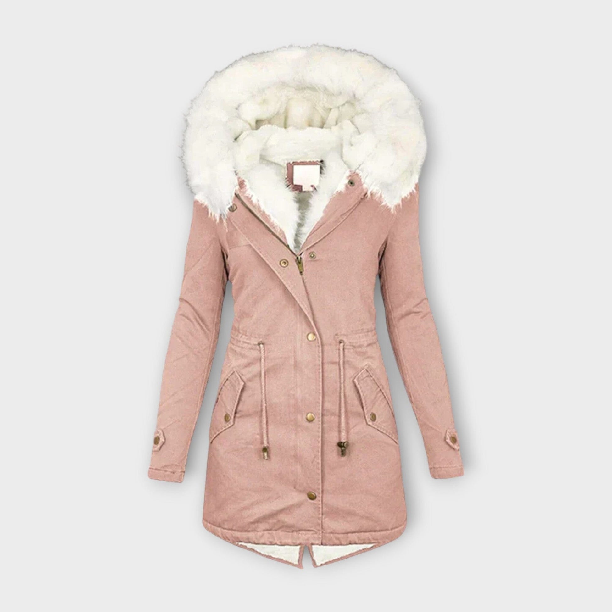 Ivara – Chaqueta de invierno impermeable y forrada con piel Ivara – Chaqueta de invierno impermeable y forrada con piel A minha loja Rosa XS 