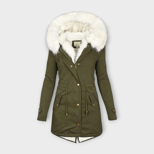 Ivara – Chaqueta de invierno impermeable y forrada con piel Ivara – Chaqueta de invierno impermeable y forrada con piel A minha loja Verde XS 