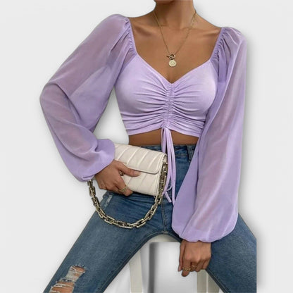 Jacqueline - Blusa Versátil para la Noche Jacqueline - Blusa Versátil para la Noche A minha loja Lila XS 