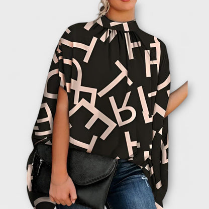 Jacqueline - Blusa Versátil para la Noche Jacqueline - Blusa Versátil para la Noche A minha loja Schwarze Buchstaben XS 