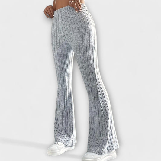 Jennifer – Pantalón acampanado elegante Jennifer – Pantalón acampanado elegante A minha loja Grau XS 