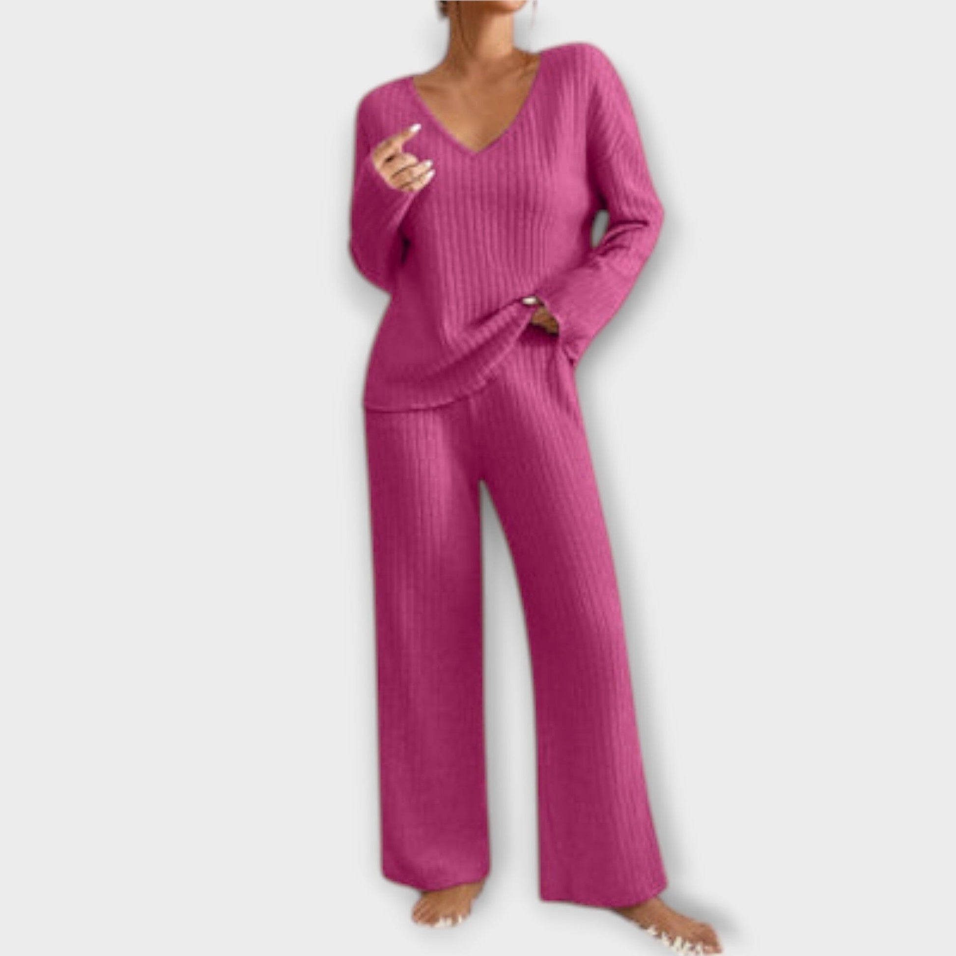 Kathy – Conjunto Cómodo de 2 Piezas Kathy – Conjunto Cómodo de 2 Piezas A minha loja Rosa S 