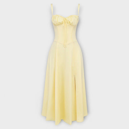Kiana – Vestido midi con corsé Kiana – Vestido midi con corsé A minha loja 