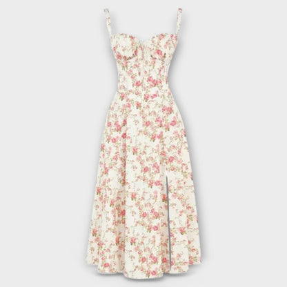 Kiana – Vestido midi con corsé Kiana – Vestido midi con corsé A minha loja 