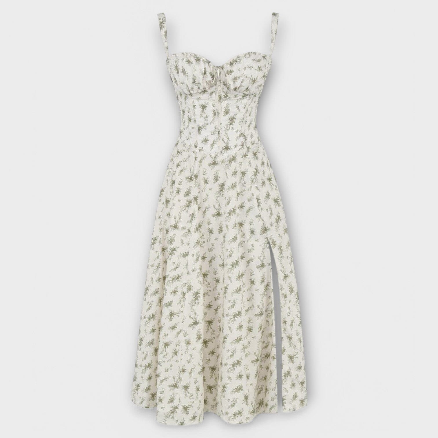 Kiana – Vestido midi con corsé Kiana – Vestido midi con corsé A minha loja 