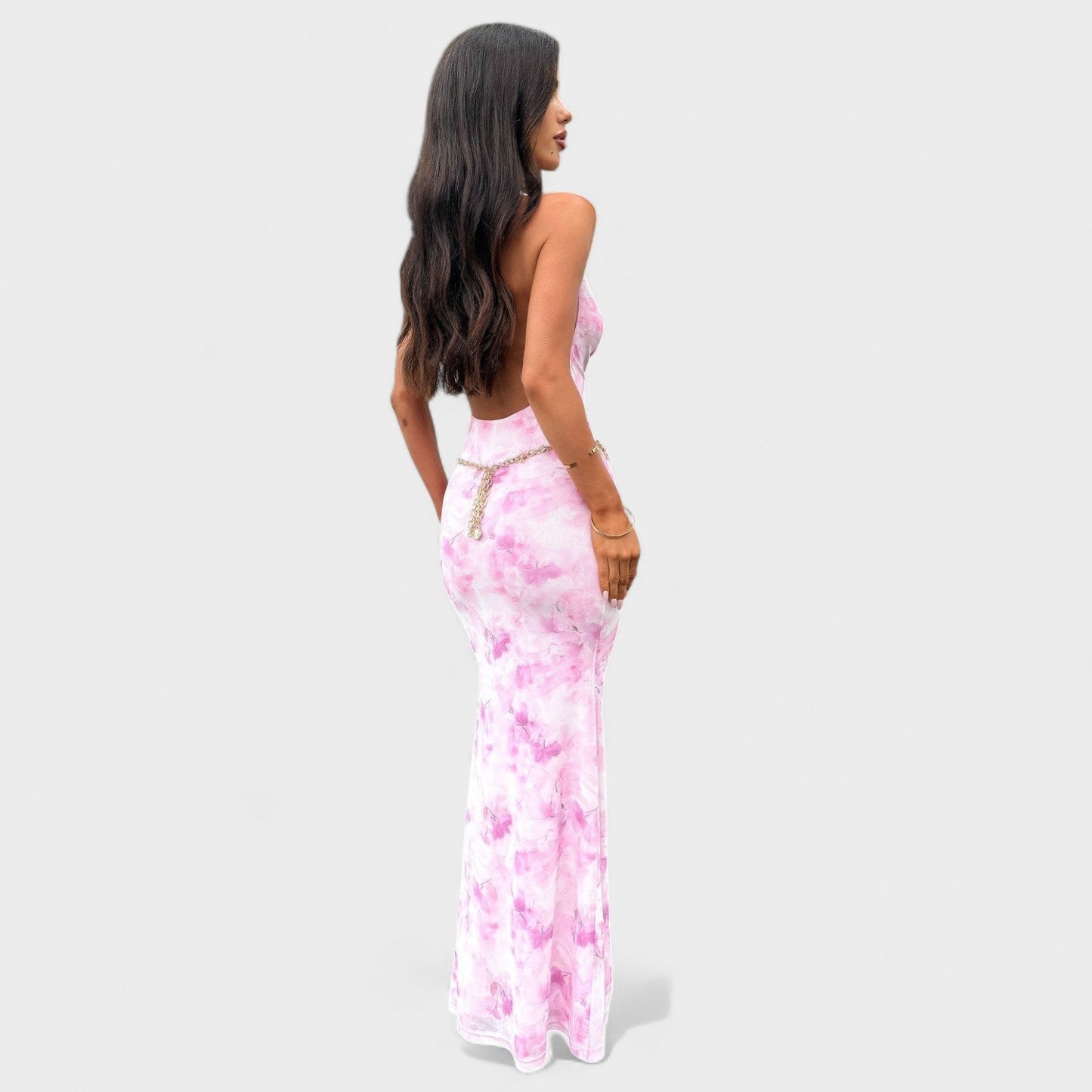 mara™ | vestido floral rosa