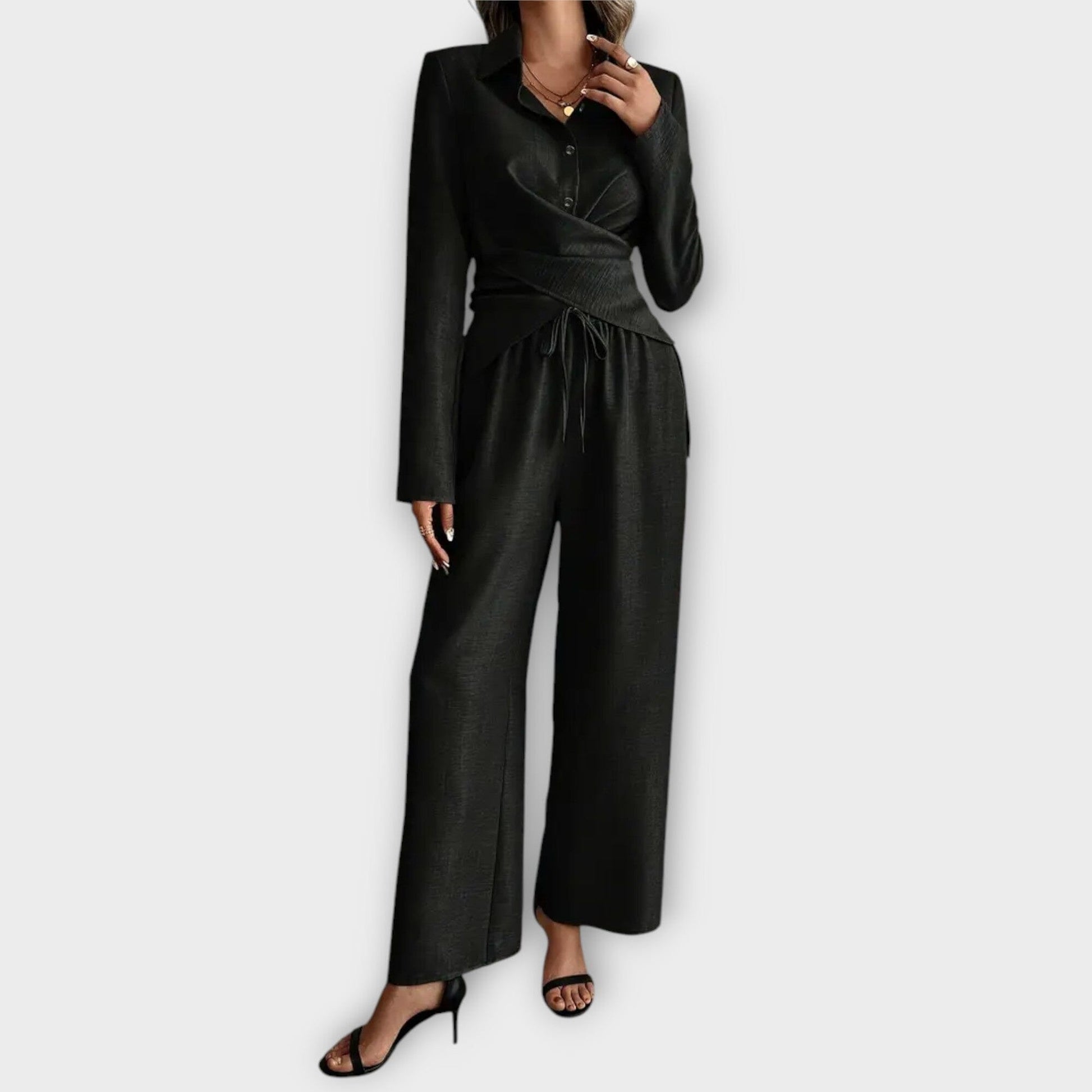 Livia – Elegante Conjunto de 2 Piezas Livia – Elegante Conjunto de 2 Piezas A minha loja Negro S 