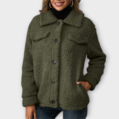 Lucy – Chaqueta de peluche cálida Lucy – Chaqueta de peluche cálida A minha loja S Verde 