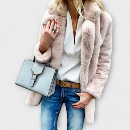 Luna – Abrigo cálido y suave de invierno Luna – Abrigo cálido y suave de invierno A minha loja Pink S 