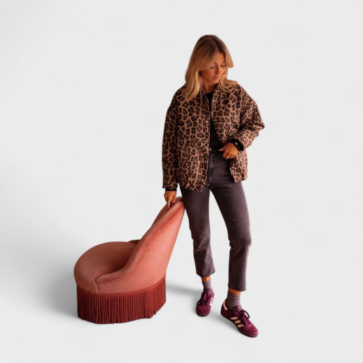 Luna | Chaqueta de moda con estampado de leopardo Luna | Chaqueta de moda con estampado de leopardo Rita 