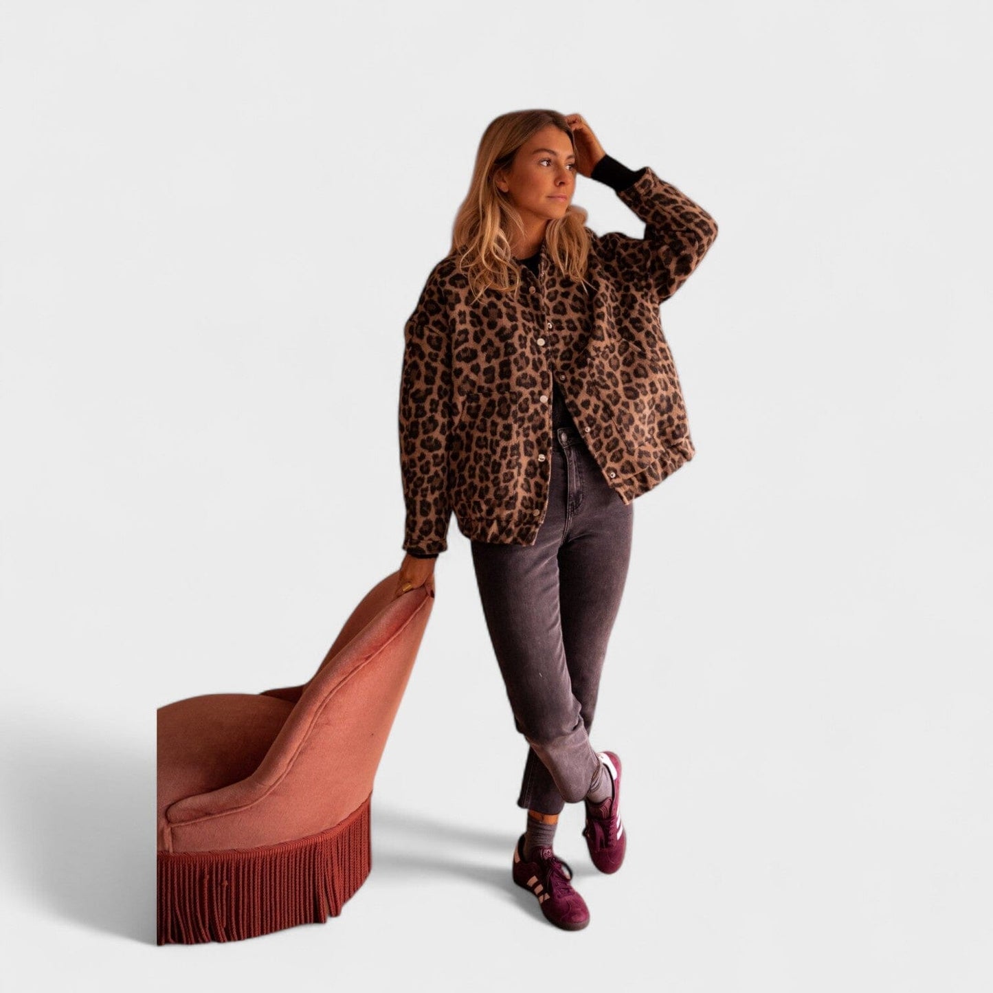 Luna | Chaqueta de moda con estampado de leopardo Luna | Chaqueta de moda con estampado de leopardo Rita 