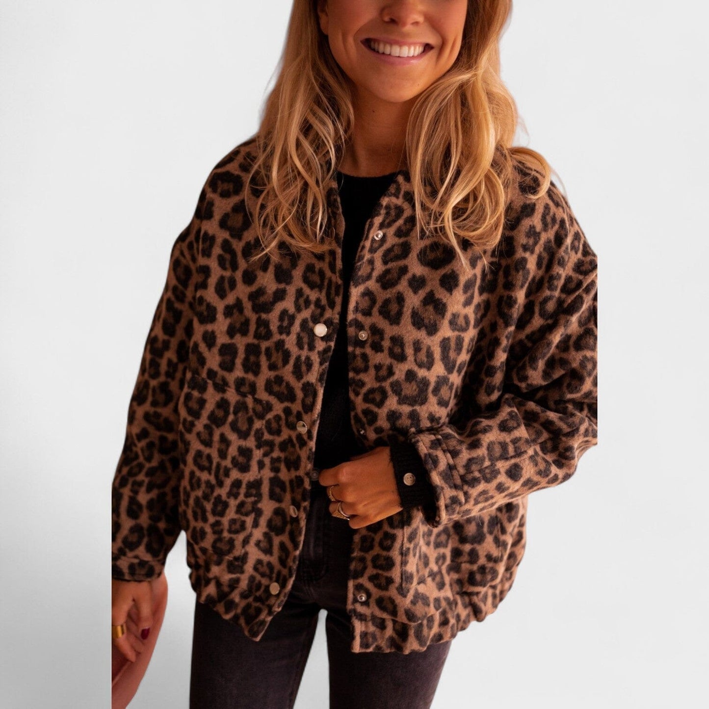 Luna | Chaqueta de moda con estampado de leopardo Luna | Chaqueta de moda con estampado de leopardo Rita 